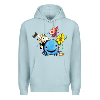 Blue Mist oswald the octopus Premium Hoodie - linhVisuals