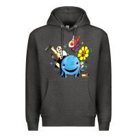 Charcoal Heather oswald the octopus Premium Hoodie - linhVisuals