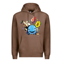 Chestnut oswald the octopus Premium Hoodie - linhVisuals
