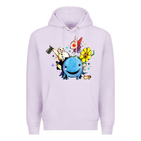 Lilac oswald the octopus Premium Hoodie - linhVisuals