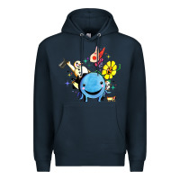 Navy oswald the octopus Premium Hoodie - linhVisuals