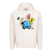 Pale Pink oswald the octopus Premium Hoodie - linhVisuals