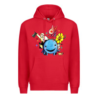 Red oswald the octopus Premium Hoodie - linhVisuals