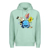 Seafoam oswald the octopus Premium Hoodie - linhVisuals