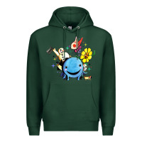 Sports Green oswald the octopus Premium Hoodie - linhVisuals