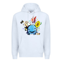 White oswald the octopus Premium Hoodie - linhVisuals
