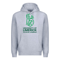 Heather Grey ul  university of limerick Premium Hoodie - linhVisuals