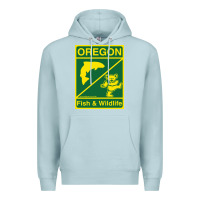 Blue Mist oregon fish & wildlife deadheads unite! Premium Hoodie - linhVisuals