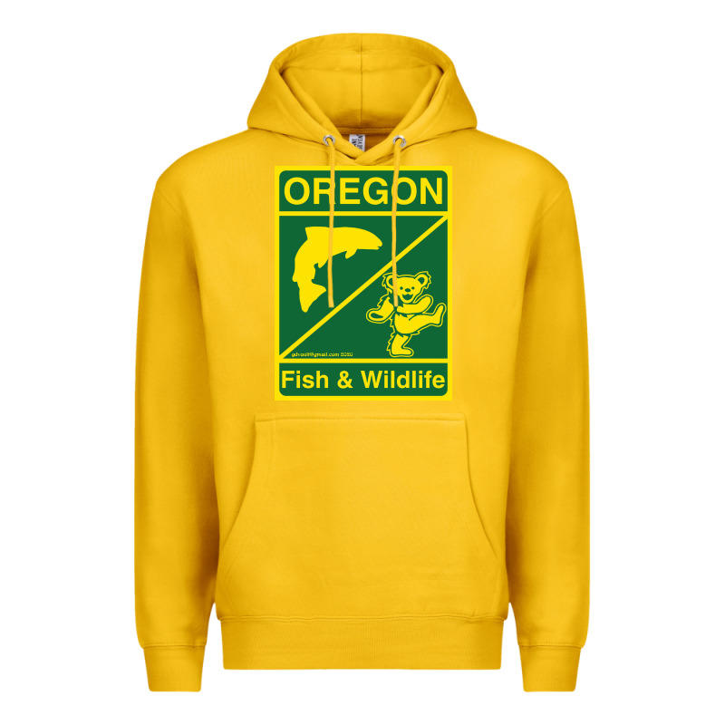 Oregon Fish & Wildlife Deadheads Unite! Premium Hoodie by linhVisuals | Teevron