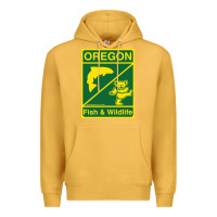 Mustard oregon fish & wildlife deadheads unite! Premium Hoodie - linhVisuals