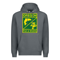 Rock oregon fish & wildlife deadheads unite! Premium Hoodie - linhVisuals