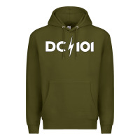 Army Green DC 101 Premium Hoodie - linhVisuals