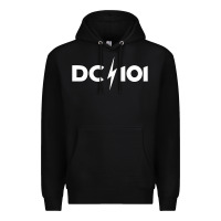 Black DC 101 Premium Hoodie - linhVisuals