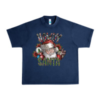 Navy howdy santa Urban Heavy Tee - SublimationCraftShop