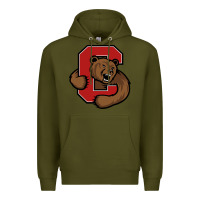 Army Green cornell Premium Hoodie - linhVisuals