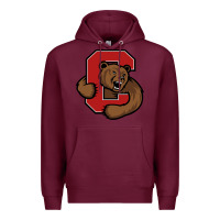 Burgundy cornell Premium Hoodie - linhVisuals