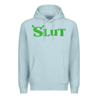 Blue Mist SHREK SLUT GREEN SHIRT Premium Hoodie - linhVisuals