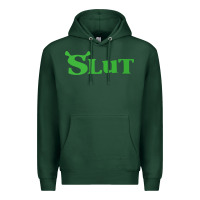 Sports Green SHREK SLUT GREEN SHIRT Premium Hoodie - linhVisuals