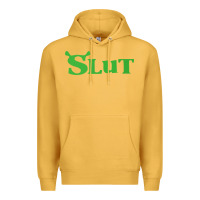 Mustard SHREK SLUT GREEN SHIRT Premium Hoodie - linhVisuals