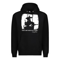 Black josey wales player film Premium Hoodie - linhVisuals
