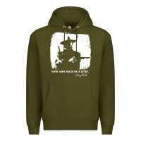 Army Green josey wales player film Premium Hoodie - linhVisuals