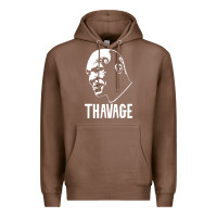 Chestnut THAVAGE Premium Hoodie - linhVisuals