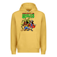 Antique Gold groovie ghoulies Premium Hoodie - linhVisuals
