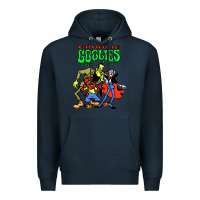 Navy groovie ghoulies Premium Hoodie - linhVisuals