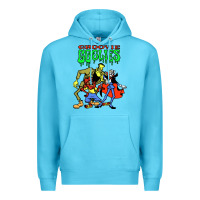 Ocean Blue groovie ghoulies Premium Hoodie - linhVisuals