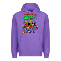 Purple groovie ghoulies Premium Hoodie - linhVisuals