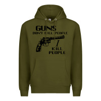 Army Green guns dont kill people i kill people 1996 Premium Hoodie - linhVisuals