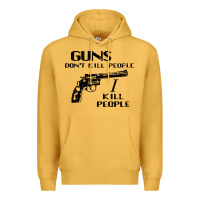 Mustard guns dont kill people i kill people 1996 Premium Hoodie - linhVisuals