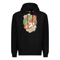 Black chin up   robin hood Premium Hoodie - linhVisuals