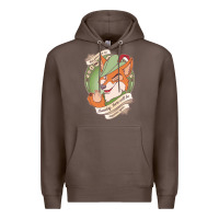 Coffee chin up   robin hood Premium Hoodie - linhVisuals