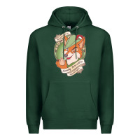 Sports Green chin up   robin hood Premium Hoodie - linhVisuals
