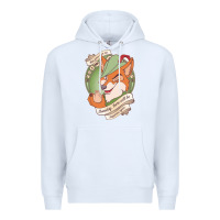 White chin up   robin hood Premium Hoodie - linhVisuals