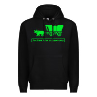Black you have died of dysentery oregon trail Premium Hoodie - linhVisuals