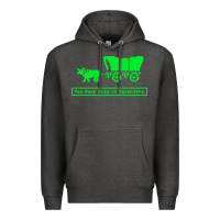 Charcoal Heather you have died of dysentery oregon trail Premium Hoodie - linhVisuals