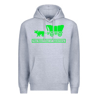 Heather Grey you have died of dysentery oregon trail Premium Hoodie - linhVisuals