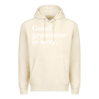 Tofu good grammar is sexy Premium Hoodie - linhVisuals