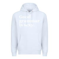 White good grammar is sexy Premium Hoodie - linhVisuals