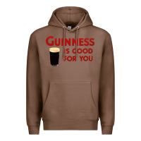 Chestnut guiness is good for you (and me) hq fnny Premium Hoodie - linhVisuals