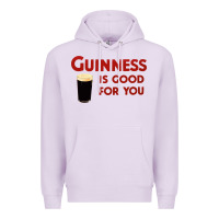 Lilac guiness is good for you (and me) hq fnny Premium Hoodie - linhVisuals