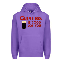 Purple guiness is good for you (and me) hq fnny Premium Hoodie - linhVisuals