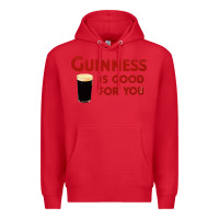 Red guiness is good for you (and me) hq fnny Premium Hoodie - linhVisuals