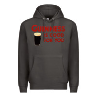Smoke guiness is good for you (and me) hq fnny Premium Hoodie - linhVisuals