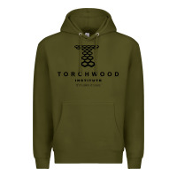 Army Green torchwood institute Premium Hoodie - linhVisuals