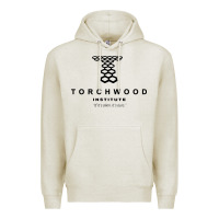 Oatmeal Heather torchwood institute Premium Hoodie - linhVisuals