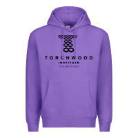 Purple torchwood institute Premium Hoodie - linhVisuals