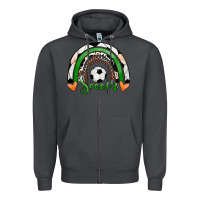 Smoke Soccer Rainbow Zipper Hoodie - RanaPortraitStore